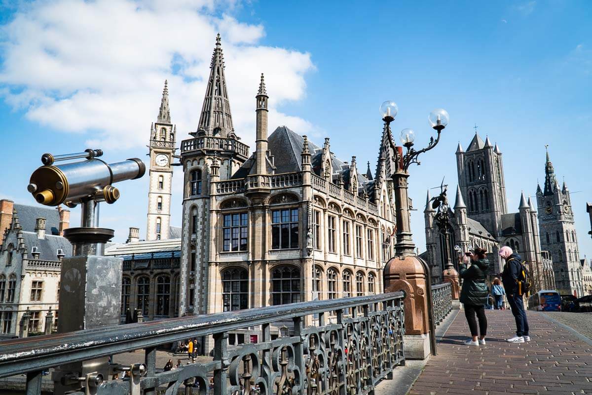 Ghent Belgium one day guide Gravensteen Castle Graslei canals